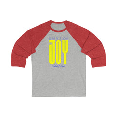 Spirit of Joy Men's 3/4 Sleeve Baseball Tee