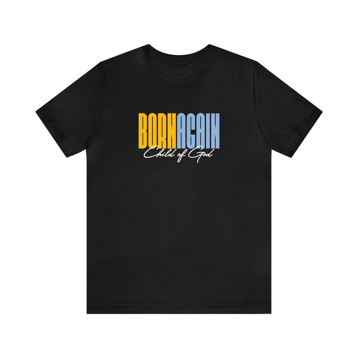 Born Again Child of God Men's Jersey Short Sleeve Tee