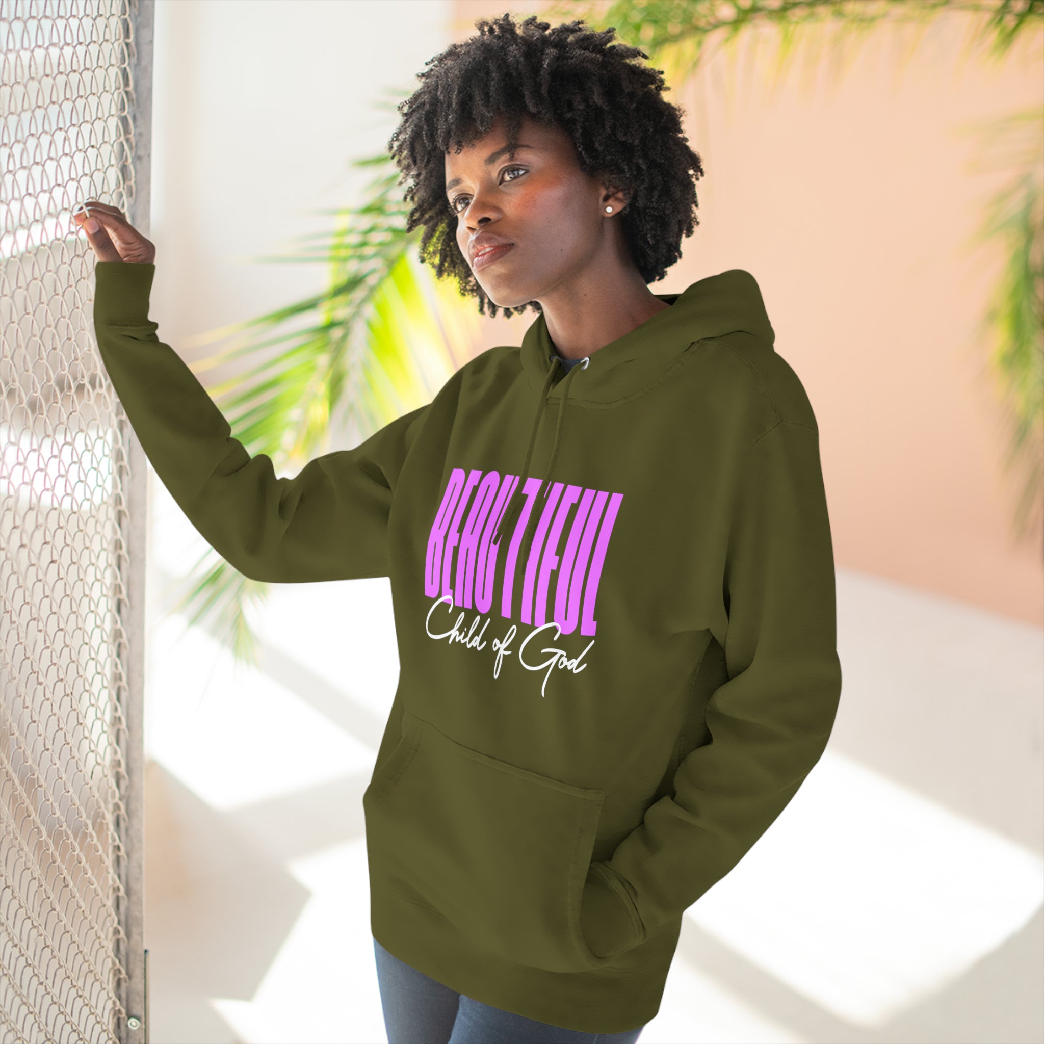 Beautiful Child of God Unisex Premium Pullover Hoodie - Child of God Project