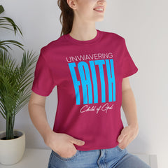 Unwavering Faith Unisex Jersey Short Sleeve Tee