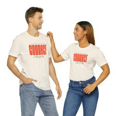 Camiseta unissex de manga curta God Given Courage