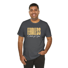 Fearless Child of God Men's Jersey Short Sleeve Tee