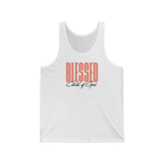 Blessed Child of God Men's Jersey Tank