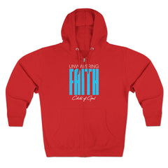 Unwavering Faith Men's Premium Full Zip Hoodie