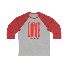 Unconditional Love Men's 3/4 Sleeve Baseball Tee