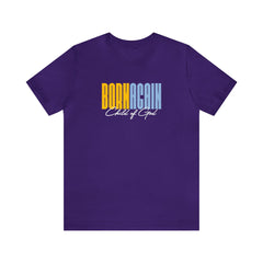 Born Again Child of God Men's Jersey Short Sleeve Tee