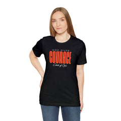 Camiseta unissex de manga curta God Given Courage