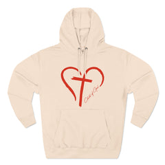 Pulôver com capuz premium masculino Heart and Cross