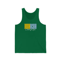 Born Again Child of God Men's Jersey Tank