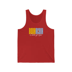 Born Again Child of God Men's Jersey Tank