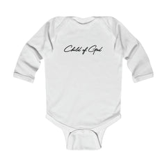 Classic Design Infant Long Sleeve Bodysuit - Child of God Project