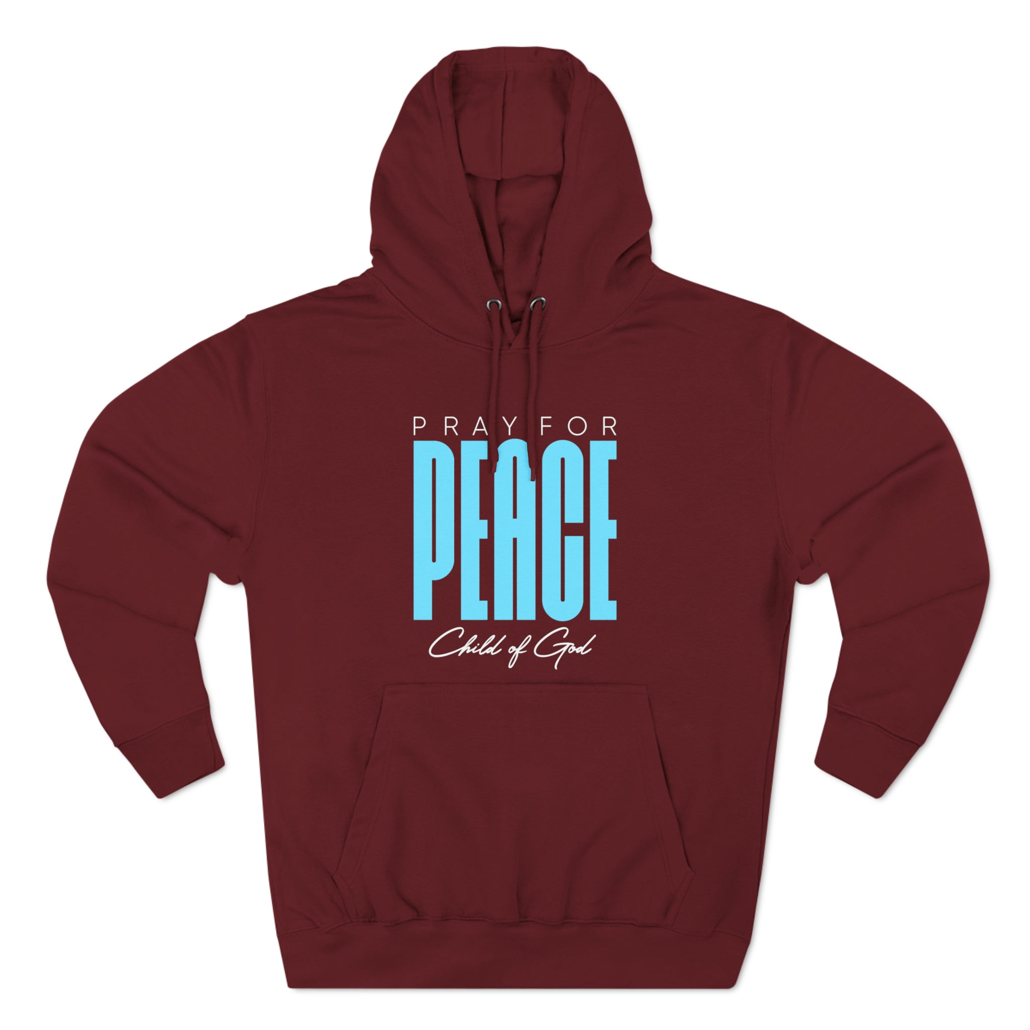 Pray For Peace Unisex Premium Pullover Hoodie - Child of God Project