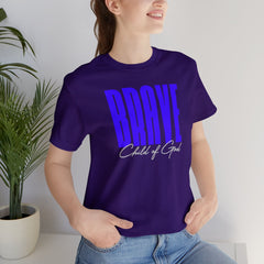 Brave Child of God Camiseta unissex de manga curta