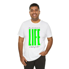 Blessed Life Men's Jersey Short Sleeve Tee