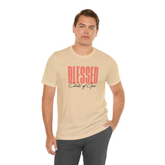 Blessed Child of God Men's Jersey Short Sleeve Tee