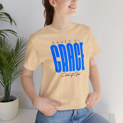 Camiseta de manga curta unissex Saved By Grace