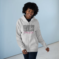 Fearless Child of God Unisex Premium Full Zip Hoodie