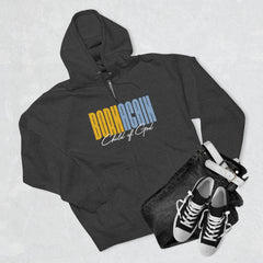 Born Again Child of God Men's Premium Full Zip Hoodie