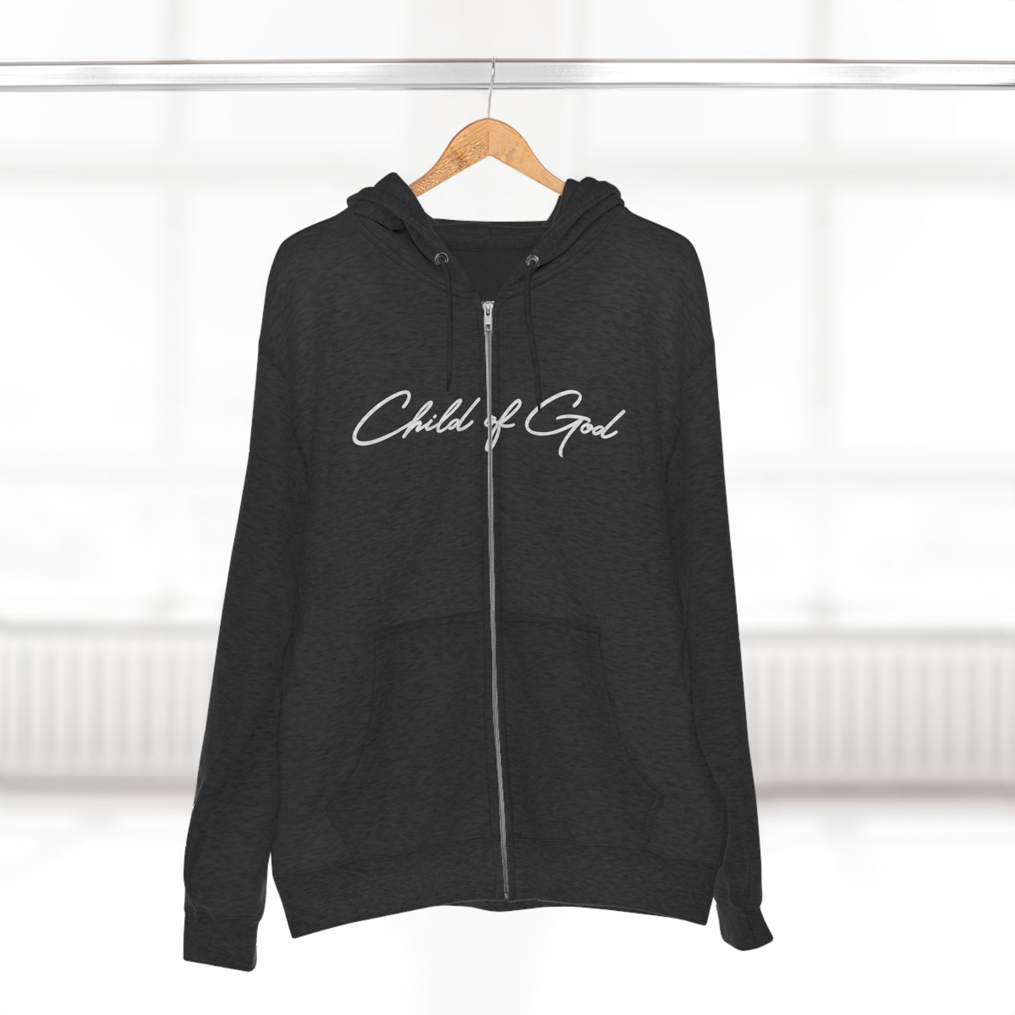 Classic Design Unisex Premium Full Zip Hoodie - Child of God Project