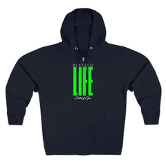 Blessed Life Men's Premium Full Zip Hoodie