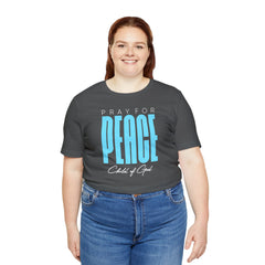 Pray for Peace Unisex Jersey Short Sleeve Tee