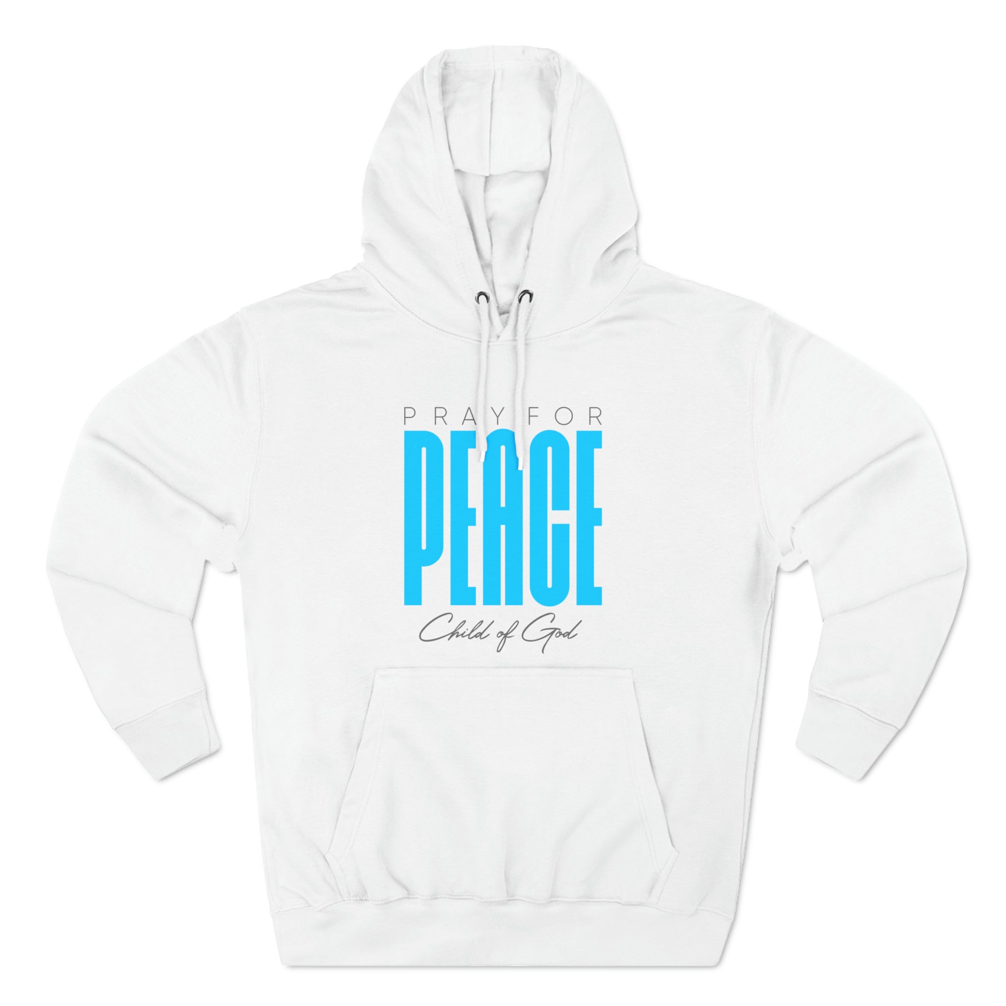 Pray For Peace Unisex Premium Pullover Hoodie - Child of God Project