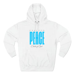 Moletom com capuz premium masculino Pray For Peace