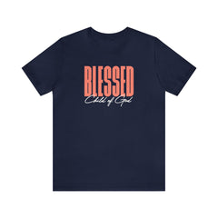 Blessed Child of God Men's Jersey Short Sleeve Tee