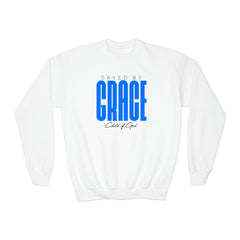 Saved by Grace Youth Crewneck Sweatshirt