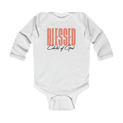 Blessed Child of God Infant Long Sleeve Bodysuit