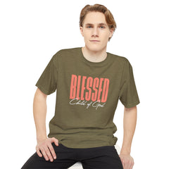 Blessed Child of God Men's Long Body Urban Tee