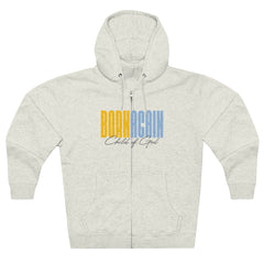 Born Again Child of God Men's Premium Full Zip Hoodie