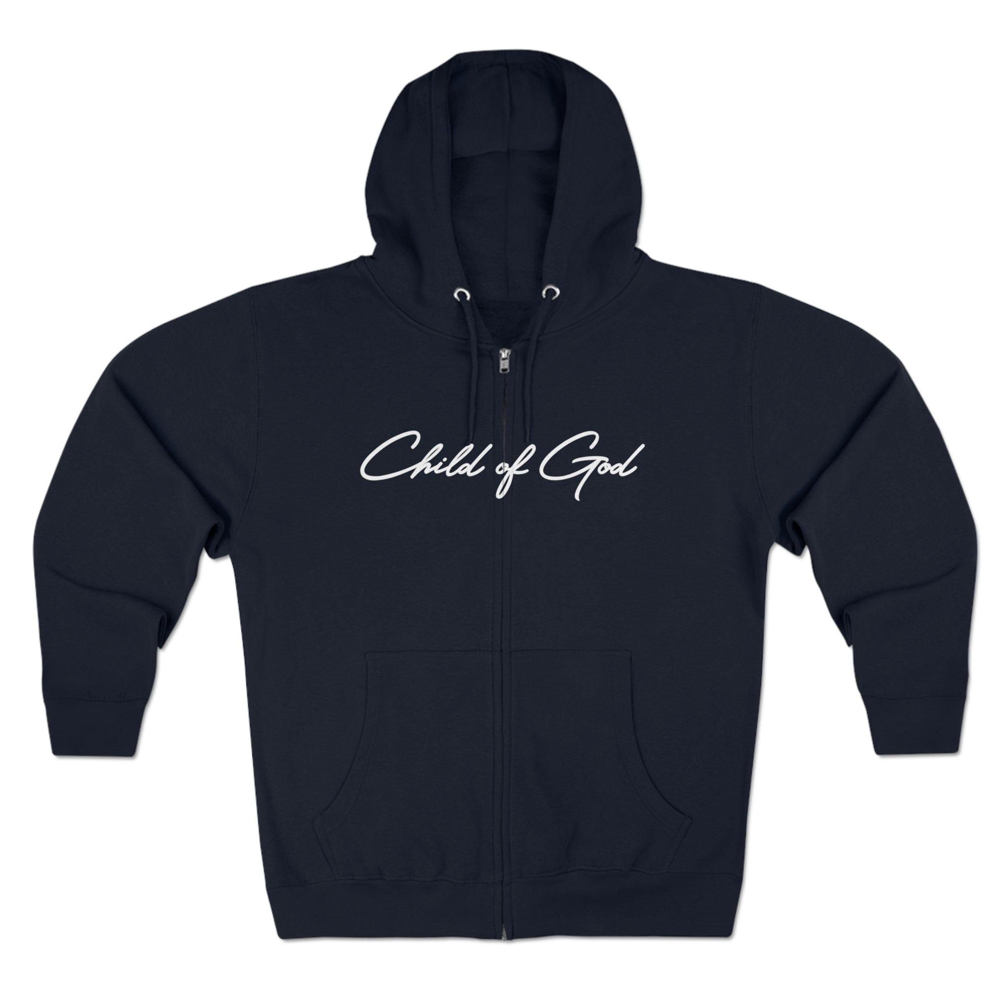 Classic Design Unisex Premium Full Zip Hoodie - Child of God Project