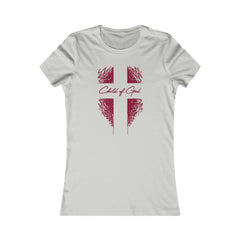 Camiseta favorita das mulheres Shield and Cross