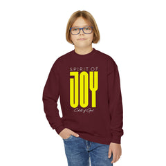 Moletom juvenil Spirit of Joy com gola redonda