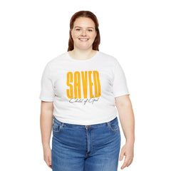 Camiseta unissex de manga curta Saved Child of God