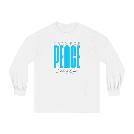 Camiseta unissex de manga comprida Ore pela Paz