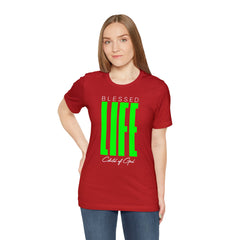 Blessed Life Unisex Jersey Short Sleeve Tee