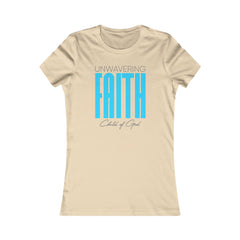 Camiseta favorita das mulheres da fé inabalável