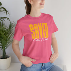 Camiseta unissex de manga curta Saved Child of God