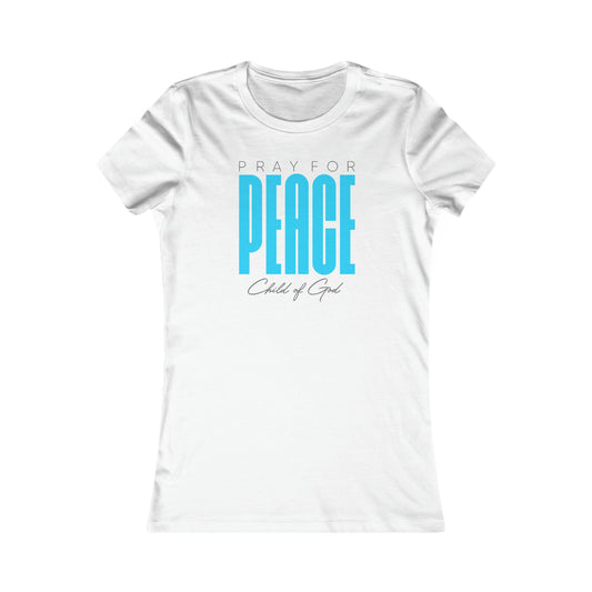 Camiseta favorita das mulheres Ore pela Paz