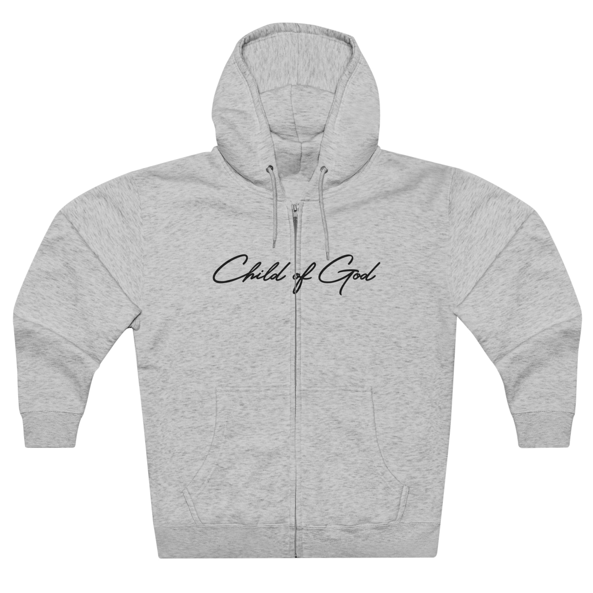 Classic Design Unisex Premium Full Zip Hoodie - Child of God Project