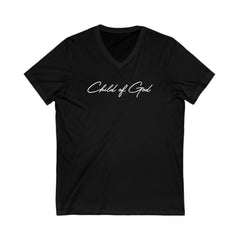 Herren-T-Shirt aus Jersey mit kurzen Ärmeln und V-Ausschnitt im klassischen Design