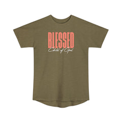 Blessed Child of God Men's Long Body Urban Tee