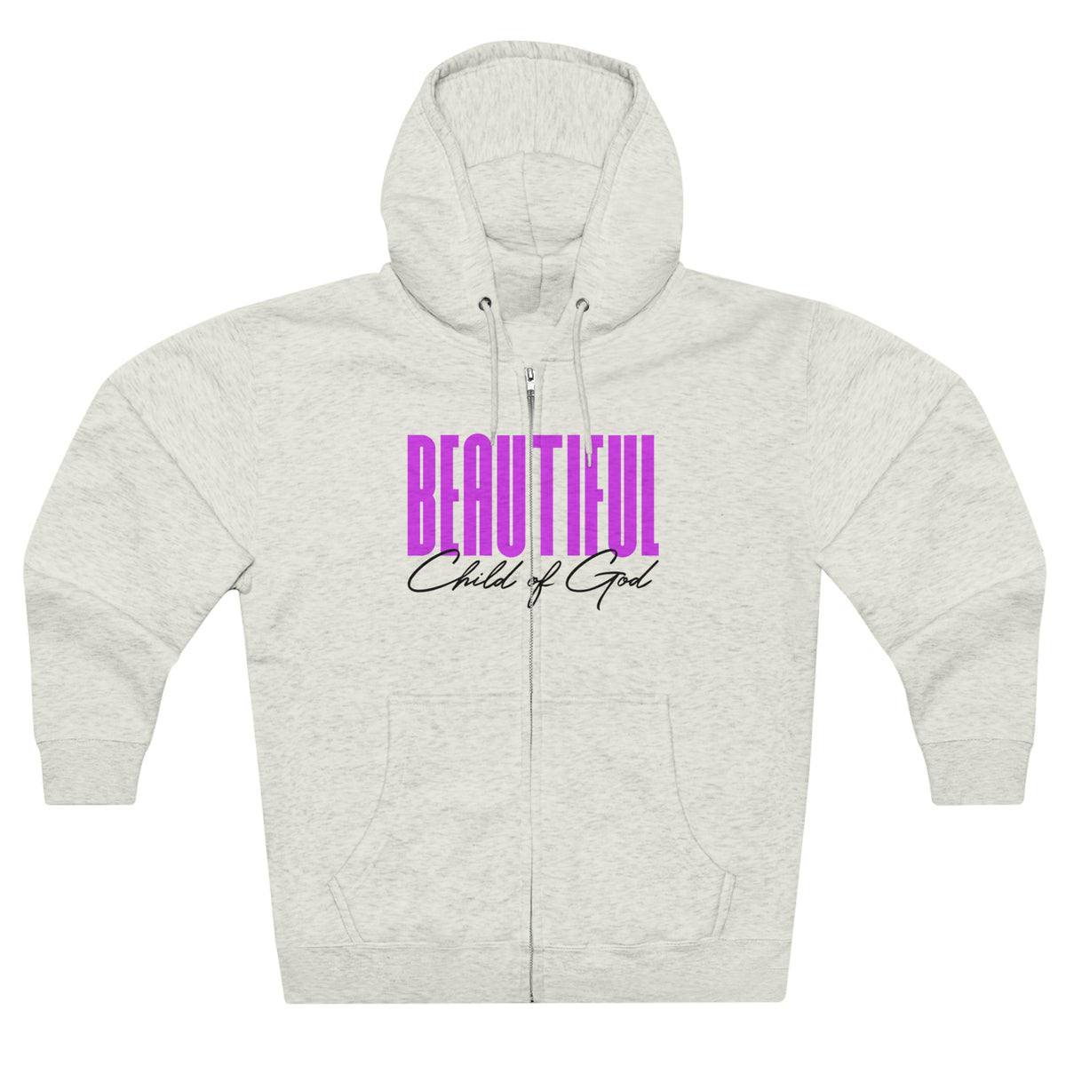 Beautiful Child of God Unisex Premium Full Zip Hoodie