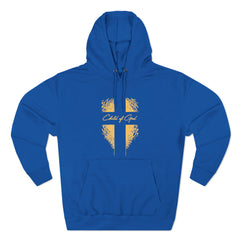 Moletom com capuz premium masculino Shield and Cross