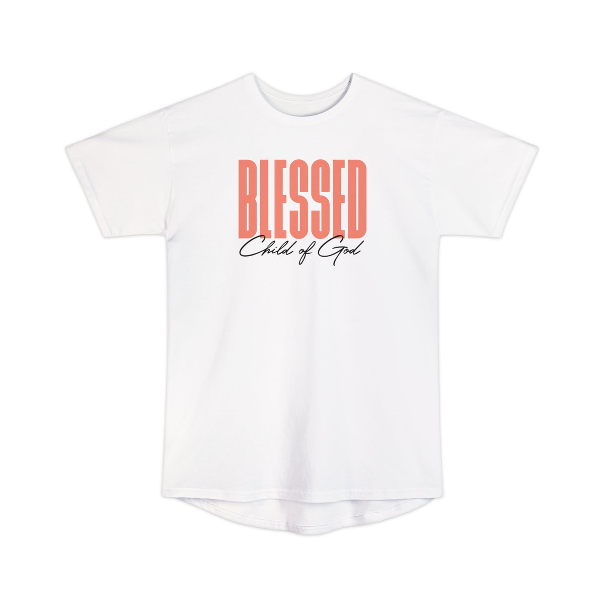 Blessed Child of God Men's Long Body Urban Tee