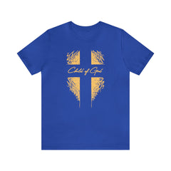 Camiseta de manga curta unissex Shield and Cross