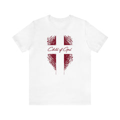 Camiseta de manga curta unissex Shield and Cross