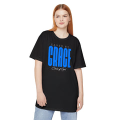 Saved by Grace Unisex Long Body Urban Tee